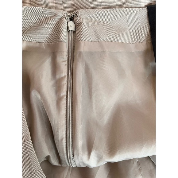 LANE BRYANT Career Skirt in Tan and White Women's Size 18 - Picture 5 of 8